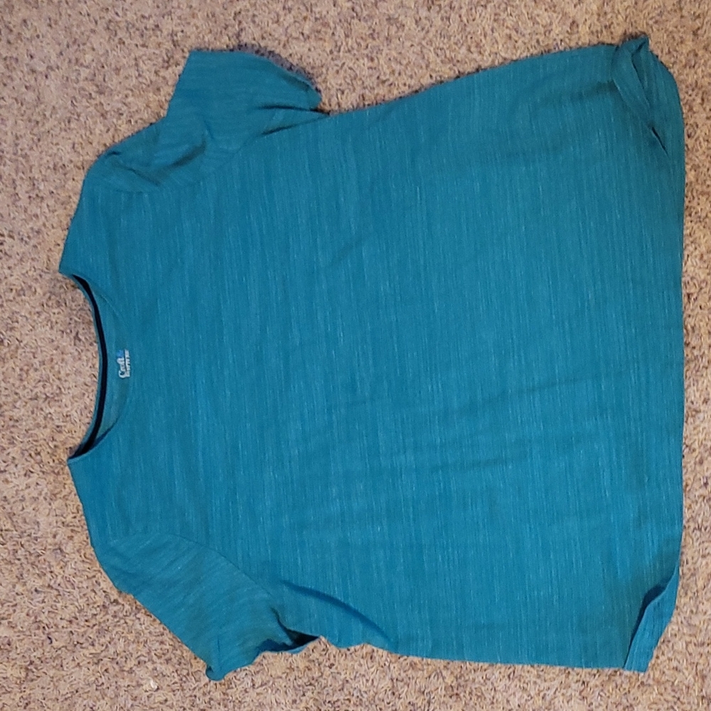 Croft and barrow 3x green blue tee